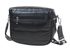 Moderní dámská crossbody kabelka / ledvinka metalická zelená