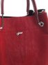 Elegantní dámská kabelka S728 červeno-bordová GROSSO