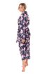 Dámský květinový župan TOYA modrá 21 26 0009