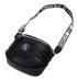 Moderní dámská crossbody kabelka / ledvinka metalická zelená