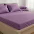 Saténové prostěradlo s gumou fialové