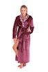 Župan s límcem Flora mauve wine 25 56 4853