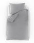 Mušelínové povlečení světle šedé