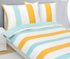 Povlečení MIKROFLANEL Bílá,Tyrkysová,Žlutá 95/336 140x200, 70x90 cm