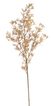 Umělá větvička broom bloom 76 cm - žlutohnědá