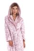 Župan s kapucí Flora mauve mist 39 56 4303