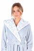Župan s kapucí Flora ledově modrá 39 56 5251