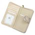 GREGORIO Kožená krémová dámská peněženka v krabičce