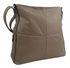 Praktická velká dámská crossbody kabelka 47-MH přírodní hnědá