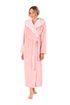 Župan s kapucí Flora růžová perla 39 56 3050