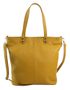 Kožená velká dámská shopper kabelka Juliette červená