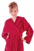 Dětský župan s kapucí Tampa rubínová