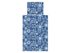 Krepové povlečení Snowflakes šedomodré 140x200, 70x90 cm – fotka 6