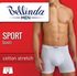 5x Pánské jednobarevné boxerky Sport BU858445