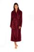 Dámský župan Lilly extra huňatý vínový s límcem
