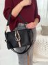 GROSSO Černo-zlatá kabelka přes rameno / crossbody