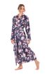 Dámský květinový župan TOYA modrá 21 26 0009