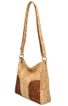 Korková crossbody dámská kabelka MSR12 hnědá