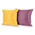 Žlutý/fialový polštář Abstract 40x40cm