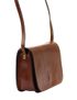 Kožená malá dámská crossbody kabelka fuchsiová růžová