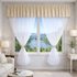 Voálový set s kanýrem Rongo 2x 180x150 cm + kanýr 40x300 cm smetanová – fotka 1