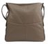Praktická velká dámská crossbody kabelka 47-MH přírodní hnědá