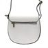 GREGORIO Kožená dámská crossbody kabelka bílá