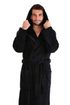 Černý župan s kapucí Tampa Beauty Black