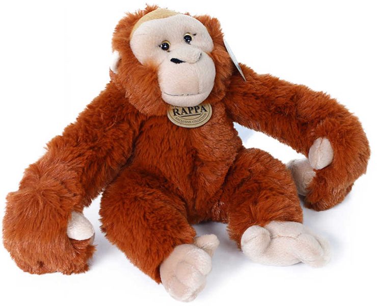 PLYŠ Orangutan závěsný 20cm dlouhé ruce Eco-Friendly