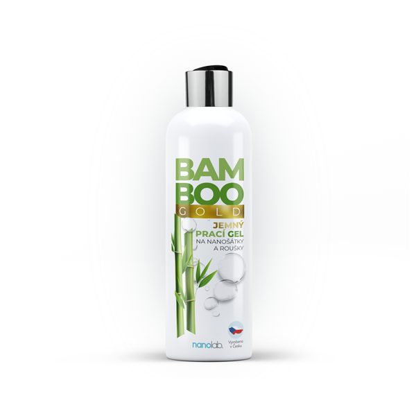 Jemný prací gel na šátky a roušky BAMBOO Gold 100 ml