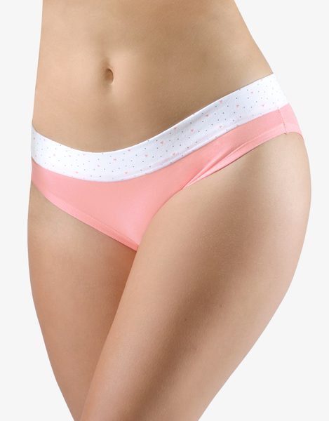 GINA dámské kalhotky bokové se širokým bokem, širší bok, s potiskem  16176P