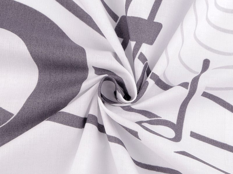 Bavlněná látka / plátno noty METRÁŽ