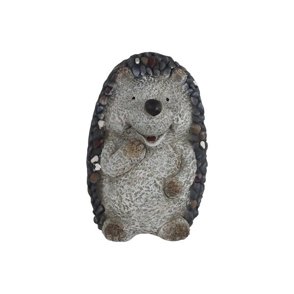 Dekorace ježek X5010 - 24.7 × 24.5 × 36 cm