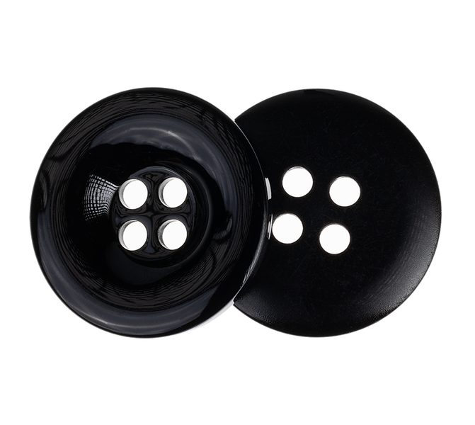 Knoflík - sada 3 ks Černá 349898 průměr 35 mm