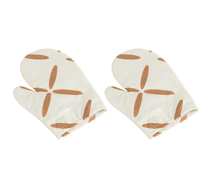 Kuchyňská chňapka - 2ks Hnědá,Krémová CH/239 28x18 cm