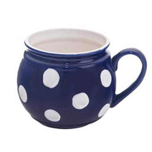 Hrnek keramický KRAJÁČ VELKÝ PUNTÍK 750 ml MODRÁ