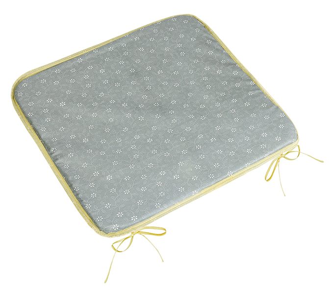 Sedák Adéla hladký Šedá,Bílá 34/227 40x40 cm