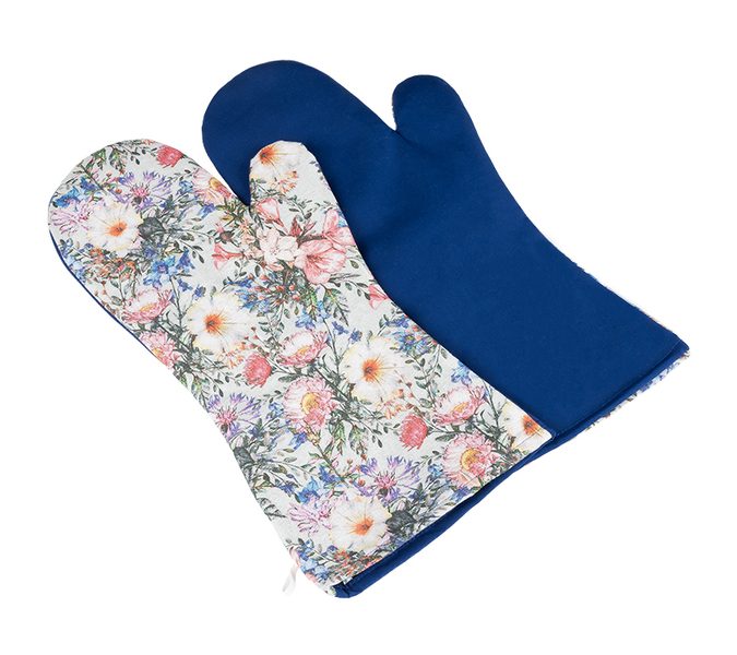 Grilovací rukavice 2ks Modrá,Růžová 174/530 22x46 cm