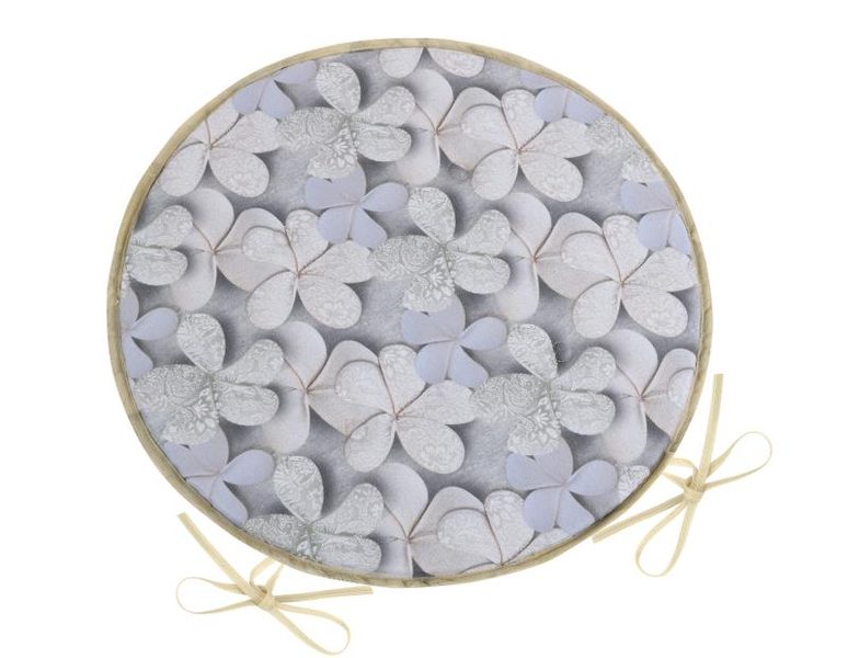 Sedák DITA kulatý hladký Šedá 79/401 průměr 40 cm