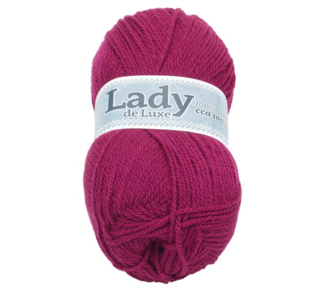 Příze LADY de Luxe Růžová 1103 100g / 238 m