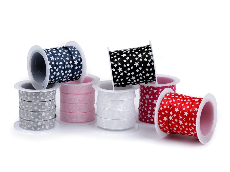 Rypsová stuha šíře 10 mm návin 1,8 metrů