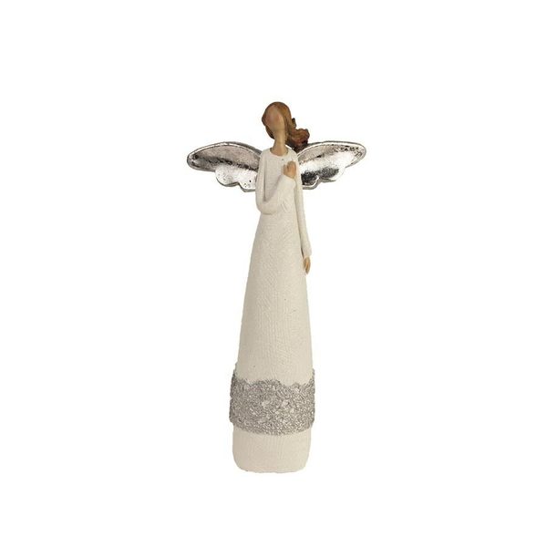 Dekorace anděl X3483 - 8.5 x 3.5 x 17 cm