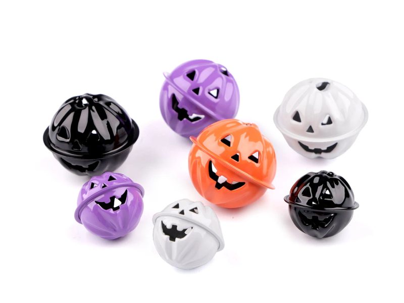 Rolnička dýně halloween Ø30, 40 mm 2 kusy