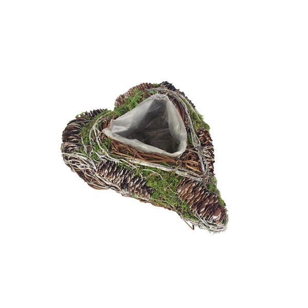 Dekorace k osázení srdce P1243/1 - 22 x 24 x 8 cm