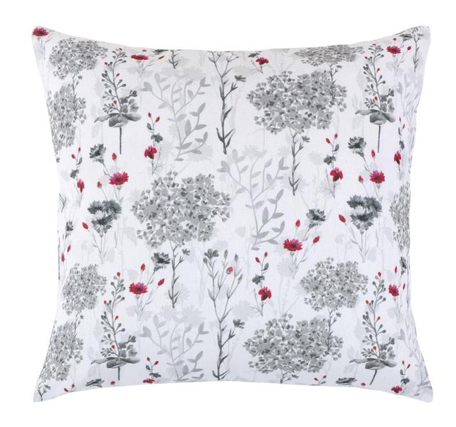 Polštářek DITA Šedá,Červená,Bílá 55/405 45x45 cm