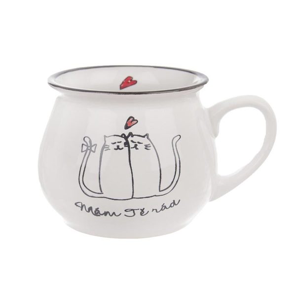 Hrnek CATS MÁM TĚ RÁD O0026