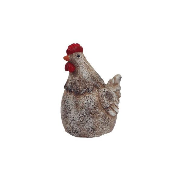 Dekorace slepička D6011 - 5 × 4 × 6 cm