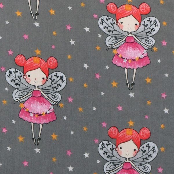 Látka - Bavlna Bílá,Růžová,Šedá 48/089 šířka 160 cm