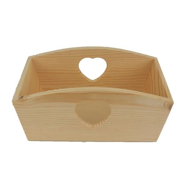 Dřevěná bedýnka 097066/V - 28 x 16 x 12 cm