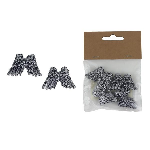 Andělská křídla, 4 ks X5034-28 - 3,2 x 1 x 2,5 cm